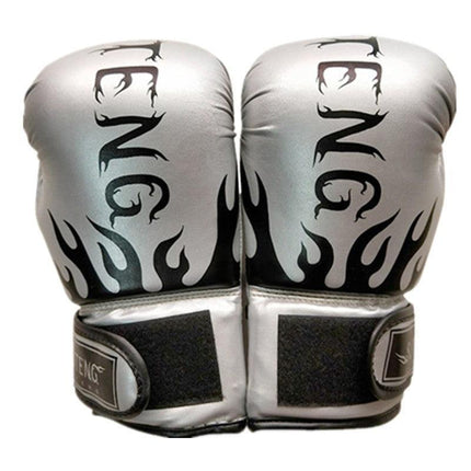 2PCS PU Boxing Training Gloves for Young Beginners Suitable for Ages 3-12 - Green