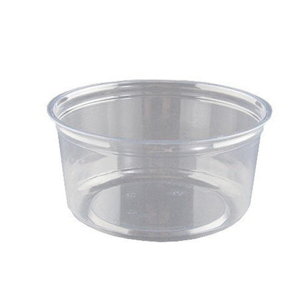 100PCS Transparent Packing Box With Cover Plastic Dessert Bowl Food Container - 8oz Bowl