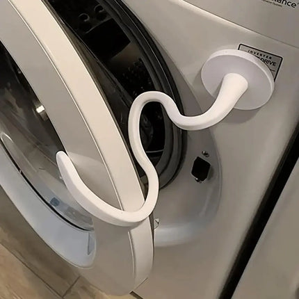 Magnetic Washer Door Holder Front Load Washing Machine Magnetic Door Prop - White