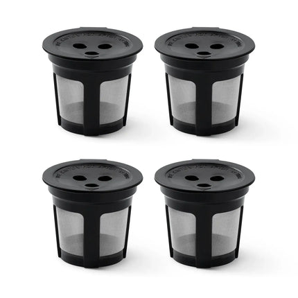 4PCS 3 Hole K-Cup Coffee Capsule Coffee Maker Reusable Filter For Keurig Brewers