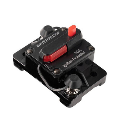Waterproof Car Circuit Breaker Fuse Reset 30-300A AMP 12V-48V DC Car Boat IP67 - 60A