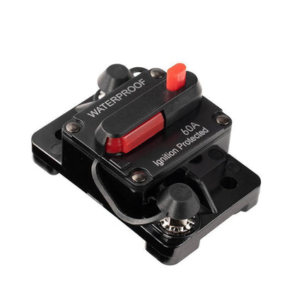 Waterproof Car Circuit Breaker Fuse Reset 30-300A AMP 12V-48V DC Car Boat IP67 - 60A