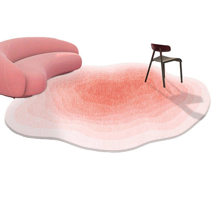 Shaped Cashmere Carpet Living Room Full Blanket Cloakroom Dressing Table - Purple