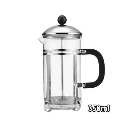 350ml 600ml Stainless Steel Glass French Press Coffee Tea Maker for Home Office - 350ML