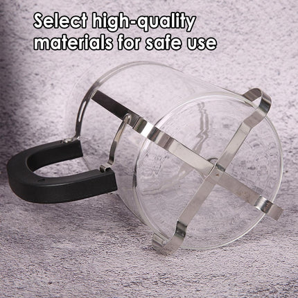 350ml 600ml Stainless Steel Glass French Press Coffee Tea Maker for Home Office - 600ML