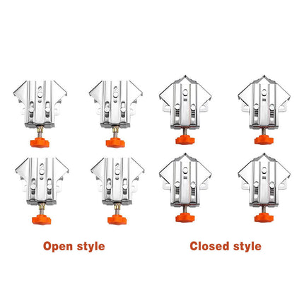 Angle Clamp Set 4pcs 90-Degree Adjustable L Shape Corner Woodworking Position - Closed style