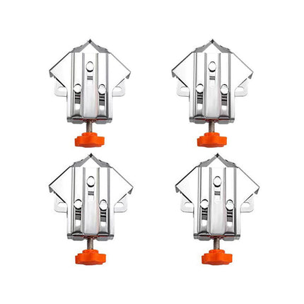 Angle Clamp Set 4pcs 90-Degree Adjustable L Shape Corner Woodworking Position - Closed style