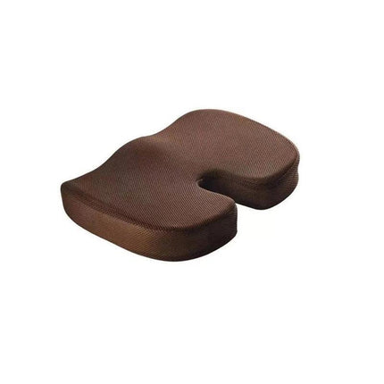 Orthopaedic Memory Foam Seat Cushion Support Back Pain Chair Pillow Car - Grey