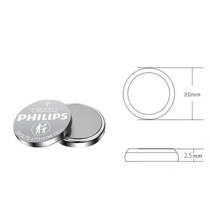 5-20Pcs Philips Cr1220 Cr1616 Cr1620 Cr1632 Cr2016 Cr2025 Cr2032 Button Battery - CR2016-20PCS