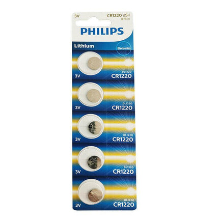 5-20Pcs Philips Cr1220 Cr1616 Cr1620 Cr1632 Cr2016 Cr2025 Cr2032 Button Battery - CR2016-20PCS