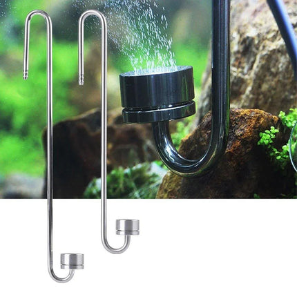 Stainless Steel Aquarium CO2 Diffuser Carbon Dioxide Atomizer Grass Tank Bubbler - 40cm