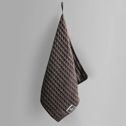 5PCS Waffle Cleaning Cloth Coffee Machine Bar Towel Dish Rag Absorbent - Coffee
