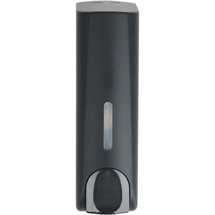 Hotel Wall Mounted Soap Dispenser Bathroom Shampoo Shower Gel Hand Soap Box - Black-Double