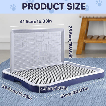 Pet Potty Training Pad Small And Medium-sized Dog Toilet Urinal Pee Tray - Black