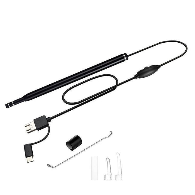 Led Ear Camera Cleaner Endoscope Otoscope Scope Pick Ear Wax Removal  Scoop Tool