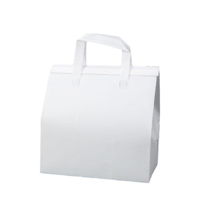 50pcs Thermal Insulation Packing Bag Non Woven Milk Tea Cake Food Storage Bag - Kraft-26x26x17cm
