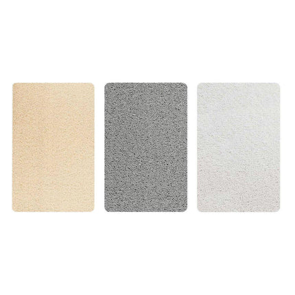 Waterproof Non-Slip Bathroom Shower Mat Anti-Slip Rug Toilet Floor Mat Washable - Grey-43*120cm