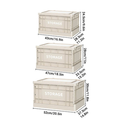 Foldable Large Capacity Household Toy Book Storage Box Space Saving Durable - M