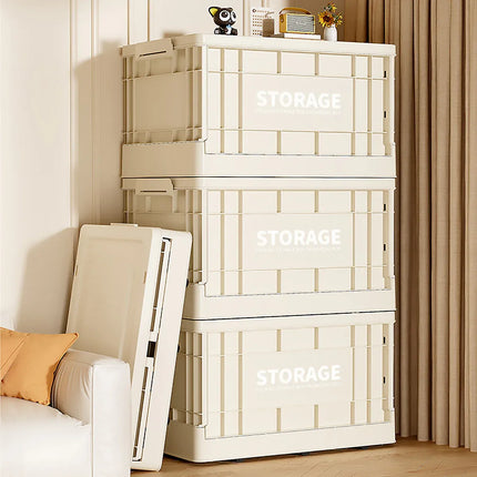 Foldable Large Capacity Household Toy Book Storage Box Space Saving Durable - M