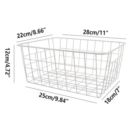 4pcs Fruit Basket Storage Baskets for Kitchen Organization Home Storage Solution