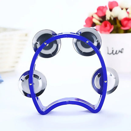 Hand Cranked Bell Set 4PCS Four Ring Bells Hand Held Musical Instrument