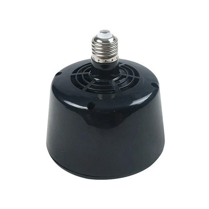 Cultivation Heating Lamp with Thermostat and Fan for Incubators Reptiles Eggs Coops - Black (5W-100W)