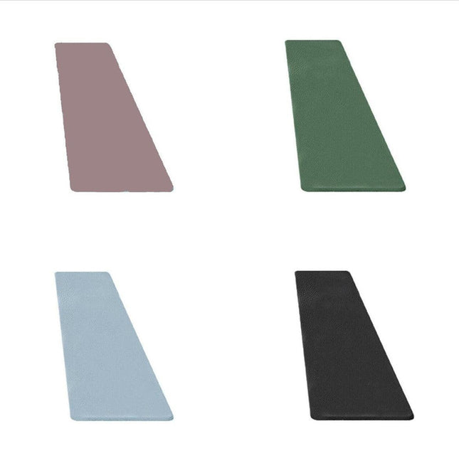 44x75cm Non-Slip Waterproof Kitchen Door Mat Floor Rug Carpet Anti-Oil Easy Clean - Grey