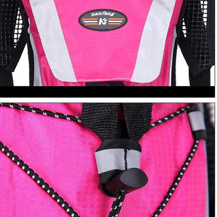 Hydration Pack Backpack Bag with 2L Water Bladder for Hiking Camping Cycling Running - Orange