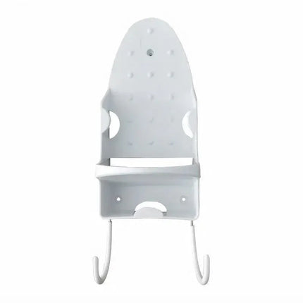 Iron Stand Double Hook Storage Rack Hanging Iron Holder for Home Organisation - White