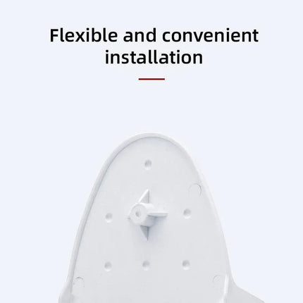 Iron Stand Double Hook Storage Rack Hanging Iron Holder for Home Organisation - White