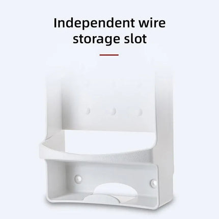 Iron Stand Double Hook Storage Rack Hanging Iron Holder for Home Organisation - White