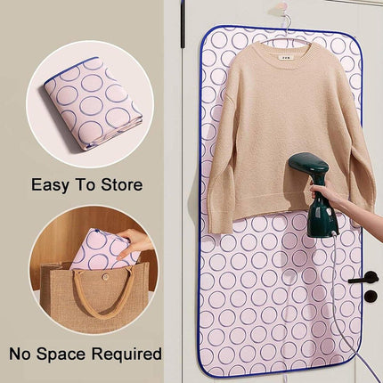 Home Travel Insulated Ironing Mat Non Slip Soft Folding Ironing Board Pad