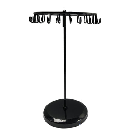 Iron Jewellery Rack Rotating Necklace Display Stand Jewellery Organiser Storage - Bronze