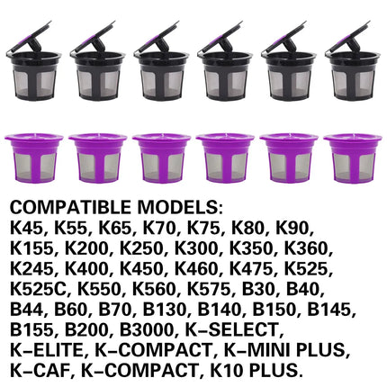 Kcup Coffee Capsule Filter Basic Model Reusable Keurig Coffee Shell For Makers - Purple