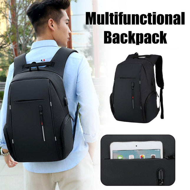 Men Business Bag Laptop Multi Functional Computer Bag Large Capacity Backpack