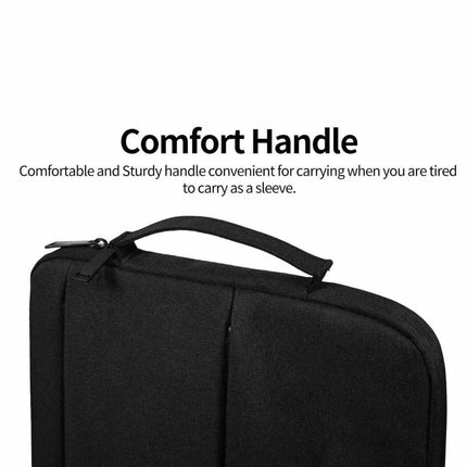 Laptop Sleeve Travel Bag Carry Case For MacBook Air Pro For 12.9”-13.3” - Rose Red