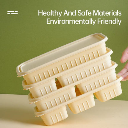 Biodegradable Corn Starch Meal Prep Containers Lids Durable Multi Compartment - C2B