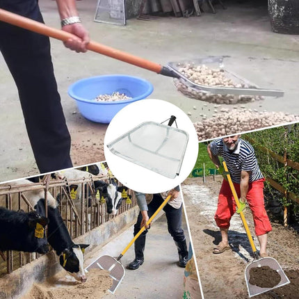 Stainless Steel Soil Sifter Drain Shovel Gardening Mesh Screen Filter Durable - 40MM
