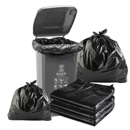 100Pcs Heavy-Duty Black Bin Bags - Durable Waste Refuse Sacks - 90*100cm-100PCS