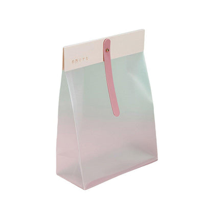 50pcs Transparent Snack Bags Biscuit Candy Bags Resealable Food Packaging - Red