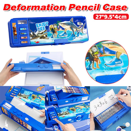 Astronaut Multifunctional Pencil Case for Stationery School Supplies Organiser
