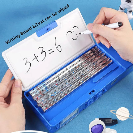 Astronaut Multifunctional Pencil Case for Stationery School Supplies Organiser