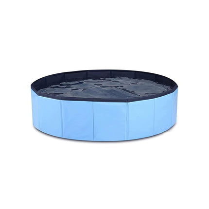 Pet Swimming Pool Foldable Portable Pool for Dogs Outdoor Summer Play - Red-120x30cm