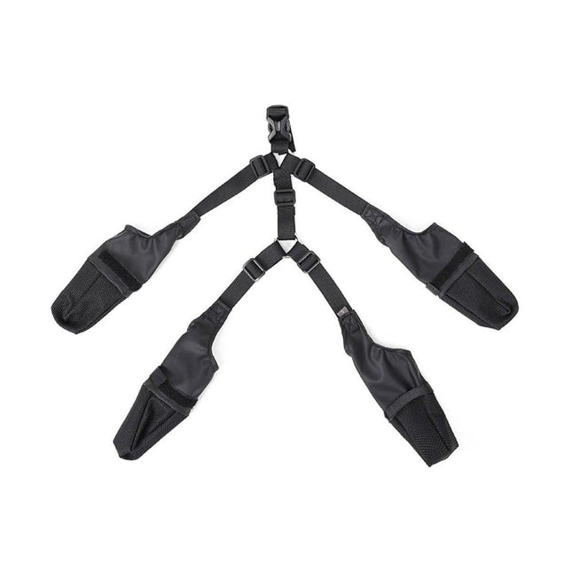 Dog Adjustable Suspender Boots Waterproof Dog Shoes Anti-Slip Pet Paw Protector - M