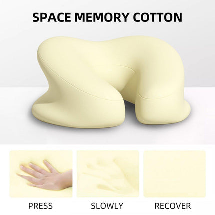 Universal Massage Table Face Cushion Pillow U Shape Head Face Down Rest Pillow - Light Grey