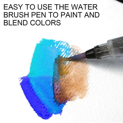 12-90 Watercolour Paint Set With Brush Painting Water Colour Kits - 50 Colours