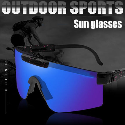 Cycling Sunglasses Goggles Bicycle Outdoor Sports Unisex Glasses Men Eyewear - C04