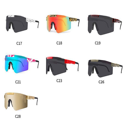 Cycling Sunglasses Goggles Bicycle Outdoor Sports Unisex Glasses Men Eyewear - C28