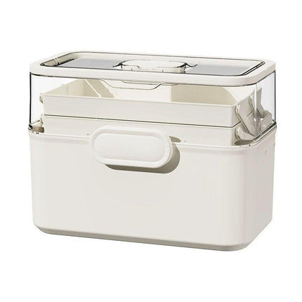 Large Capacity 3 Layer Medicine Box Family Medical Storage Case First Aid Supply