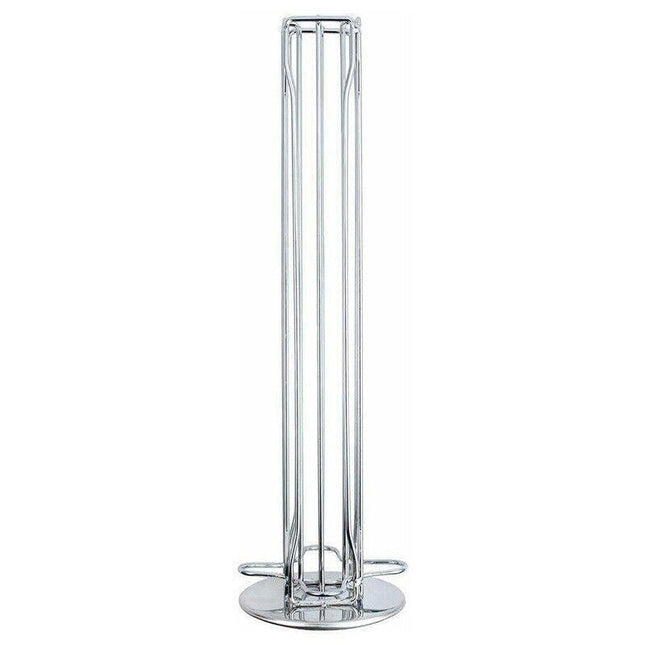 40 Capsules Rotating Coffee Pod Holder Rack for Nespresso Chrome Countertop Stand